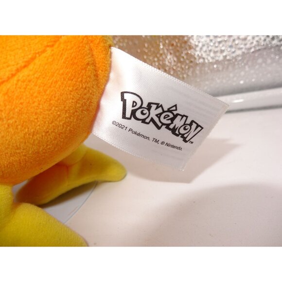 Pokemon Plush Toy Set Charmander Bulbasaur Pikachu Grookey Torchic 8" Official C - Picture 10 of 12